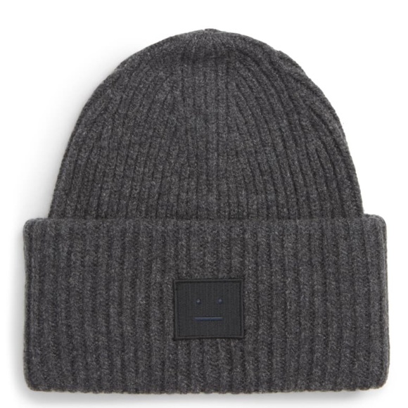Acne Studios Accessories - ACNE STUDIOS Pansy Rib Knit Beanie
